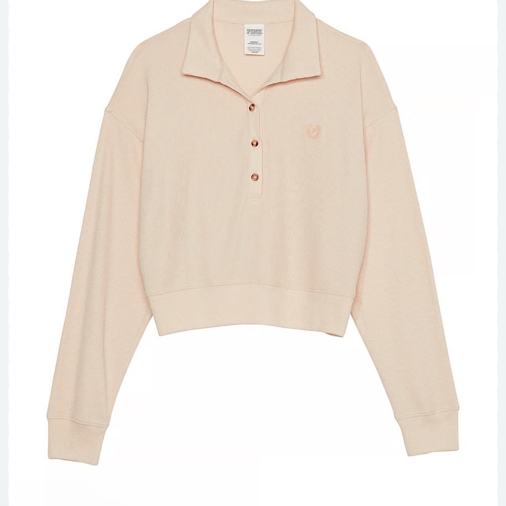 Women's Pink thermal sleep shirt